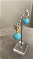 Ohrringe Misis Dame in Silber Pasta di turchese OR08367/T - OR08367/T